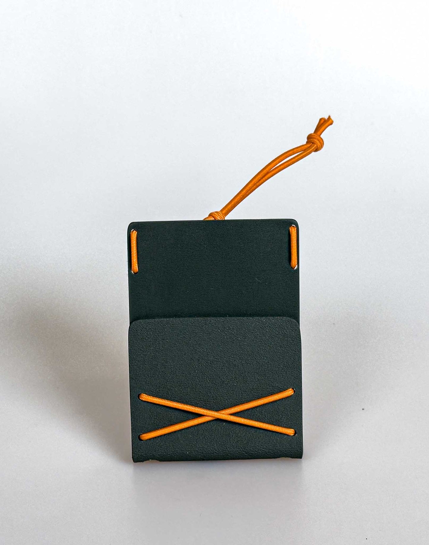 Bungee Mini Cardholder -Olivegreen and Orange