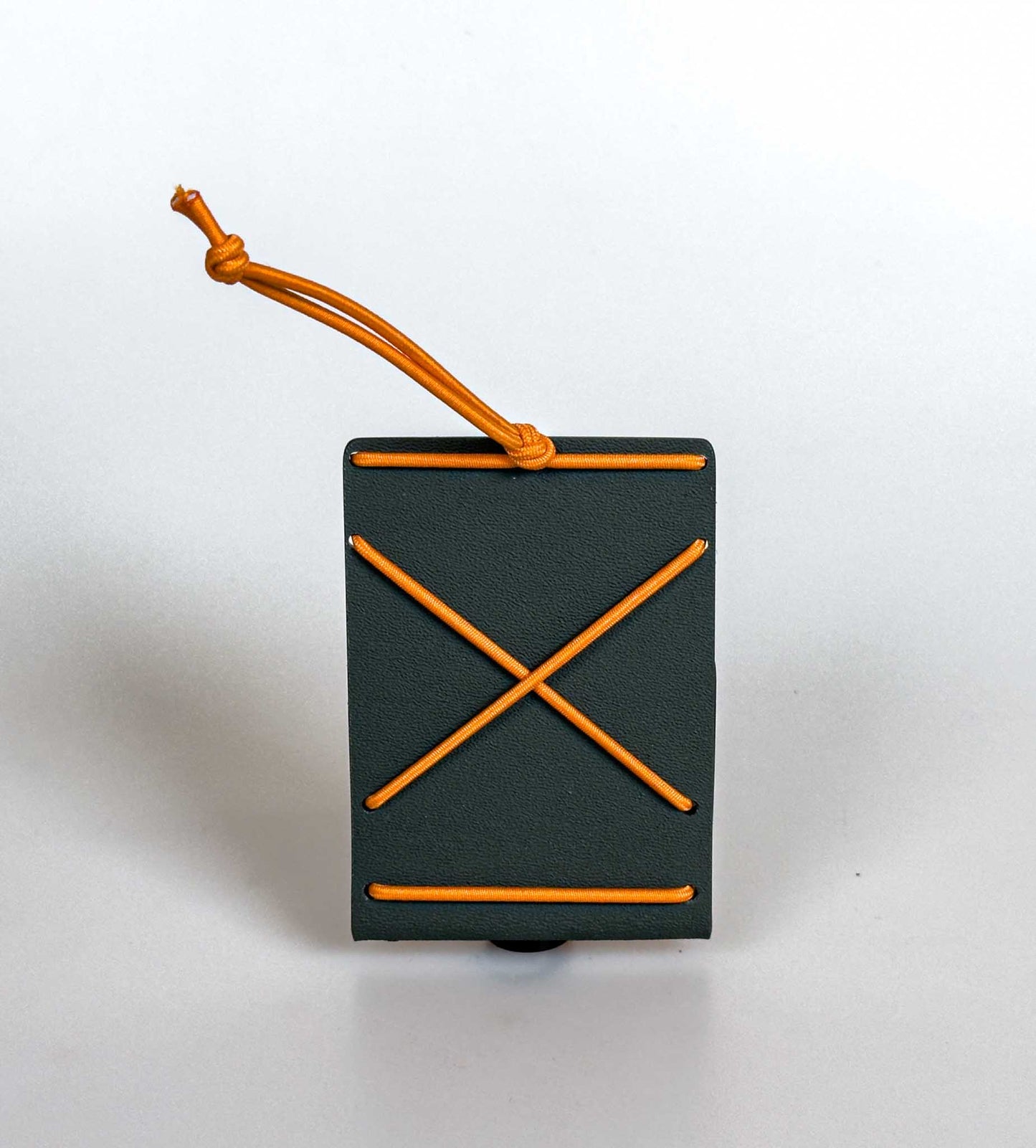 Bungee Mini Cardholder -Olivegreen and Orange