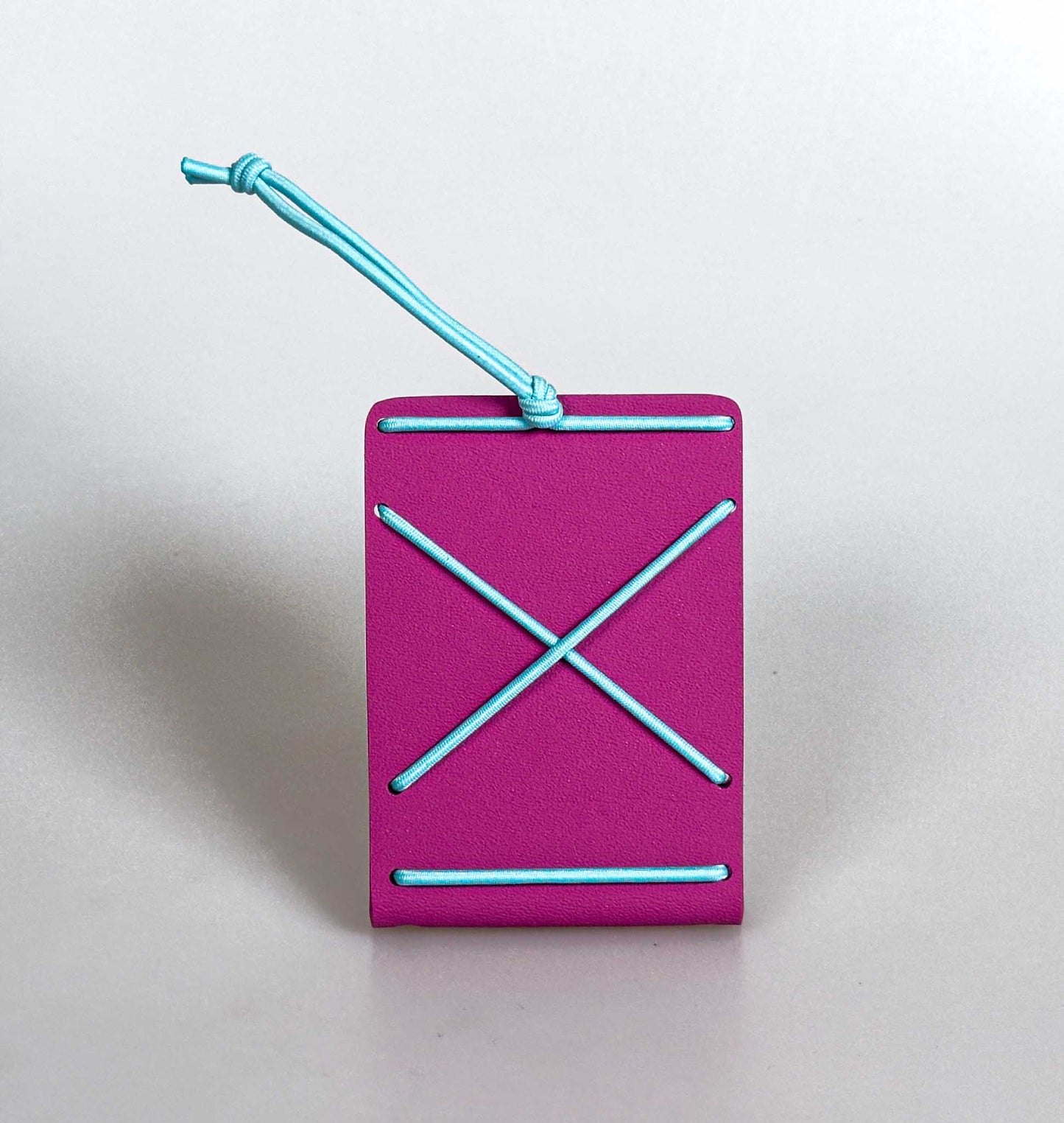 Bungee Mini Cardholder -Dessert Warrior / Pink and Tiffany