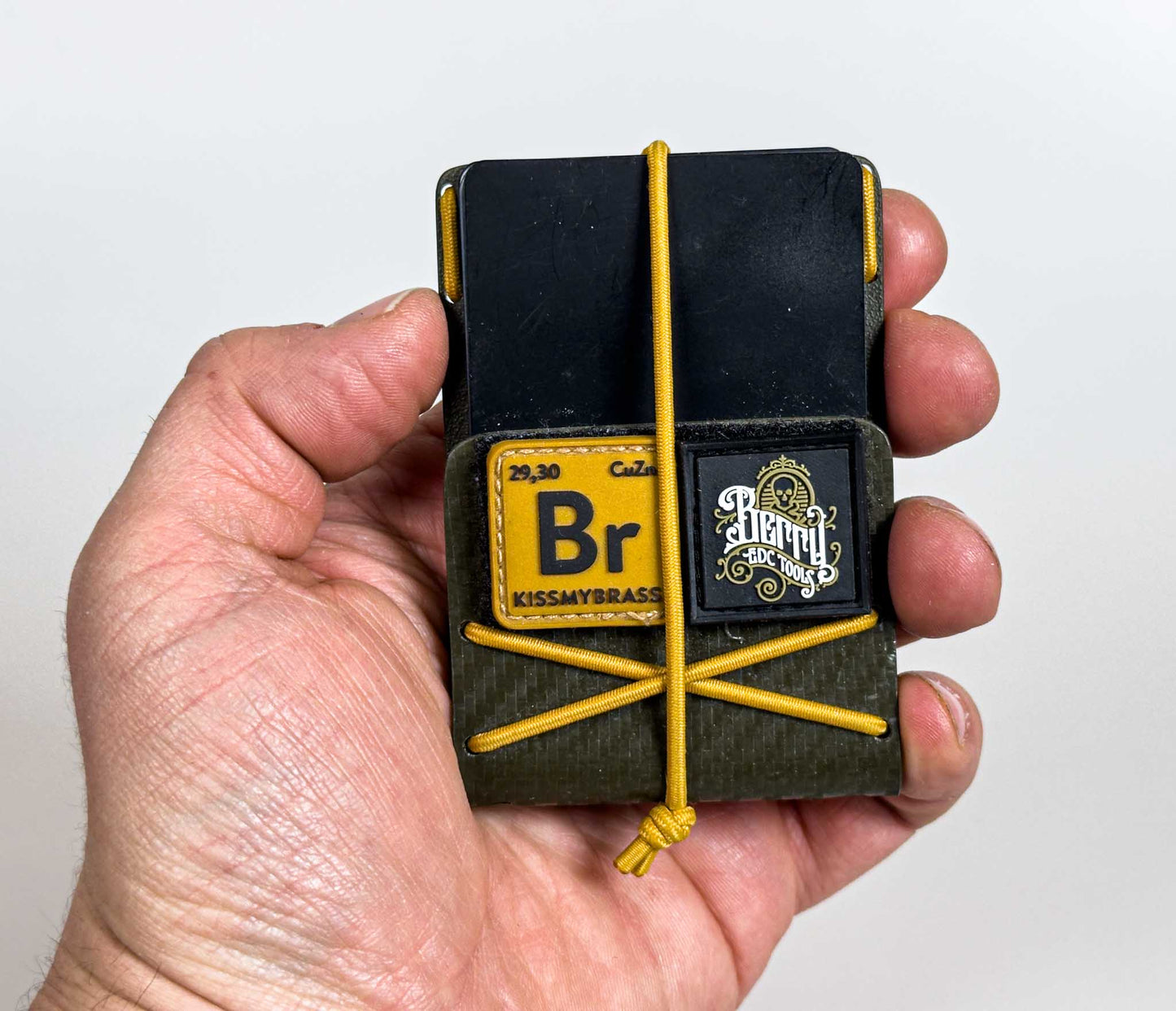 Bungee Mini Cardholder -Red and White (FCB)