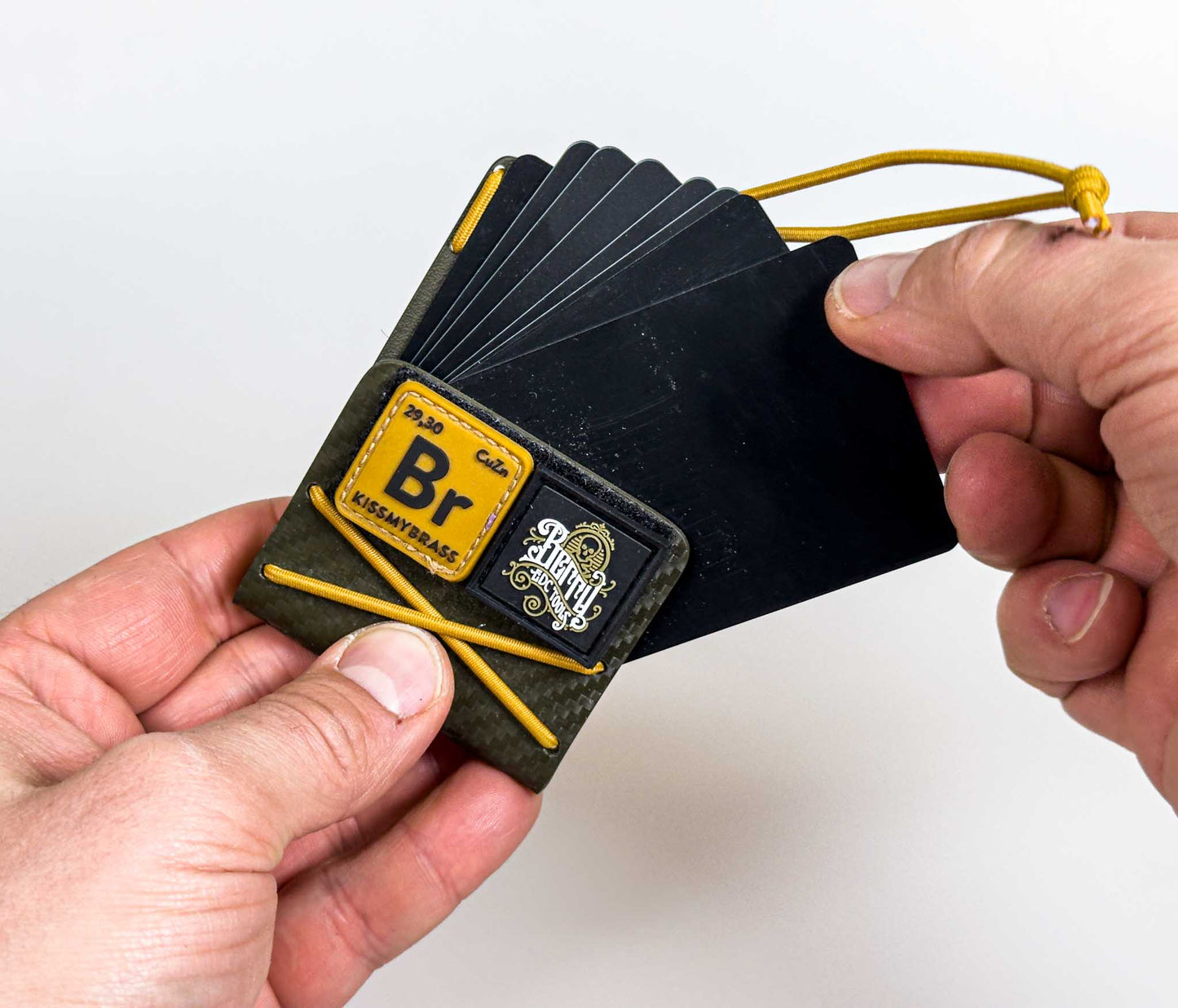 Bungee Mini Cardholder -Red and White (FCB)