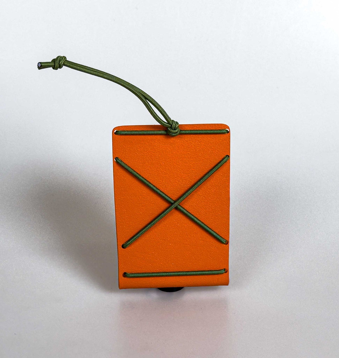 Bungee Mini Cardholder -Orange and Olivegreen