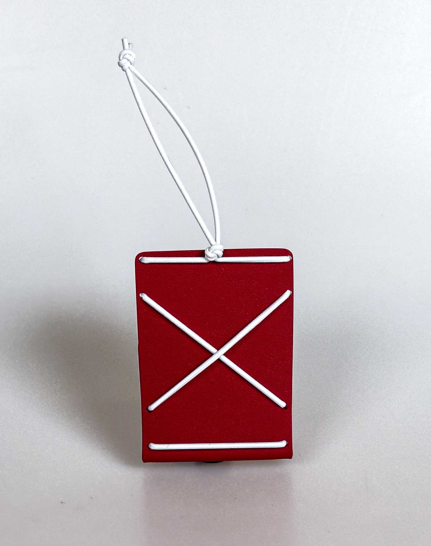Bungee Mini Cardholder -Red and White (FCB)