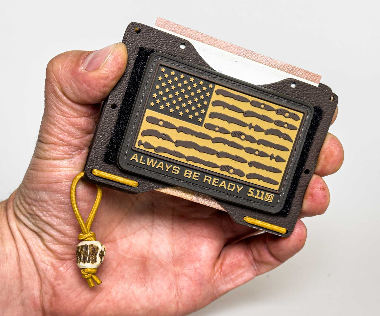 Bungee Flip - Brown & Brass