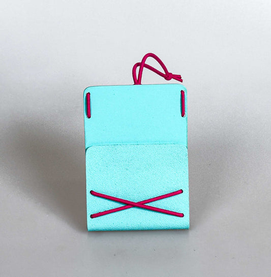 Bungee Mini Cardholder -Cotton Candy / Tiffany and Pink